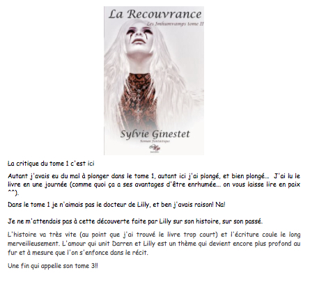 Les imhumvamps : Tome II : La recouvrance - Sylvie Ginestet - %22A coup de livres je franchirai tous ces murs%22. 2015-02-17 00-19-54
